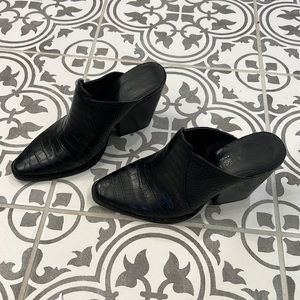 Chinese laundry heeled mules